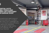 Automotive Shop Tools And Equipment