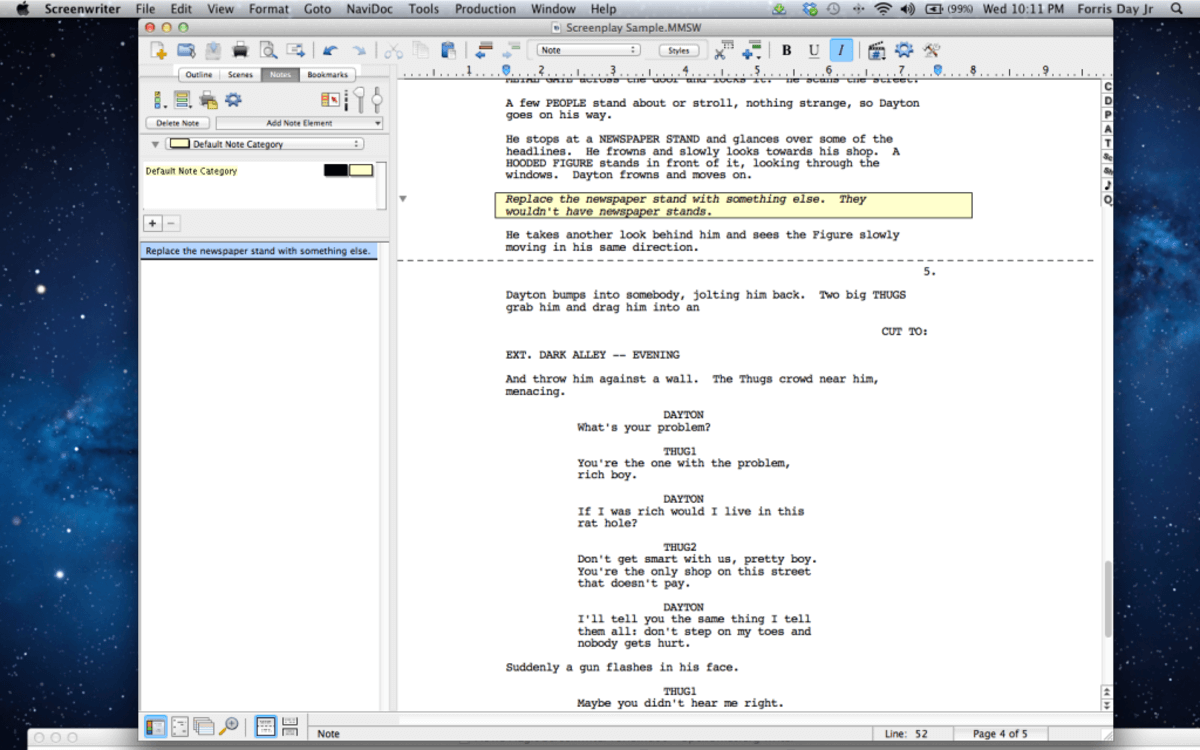 Screenwriter Software Free
