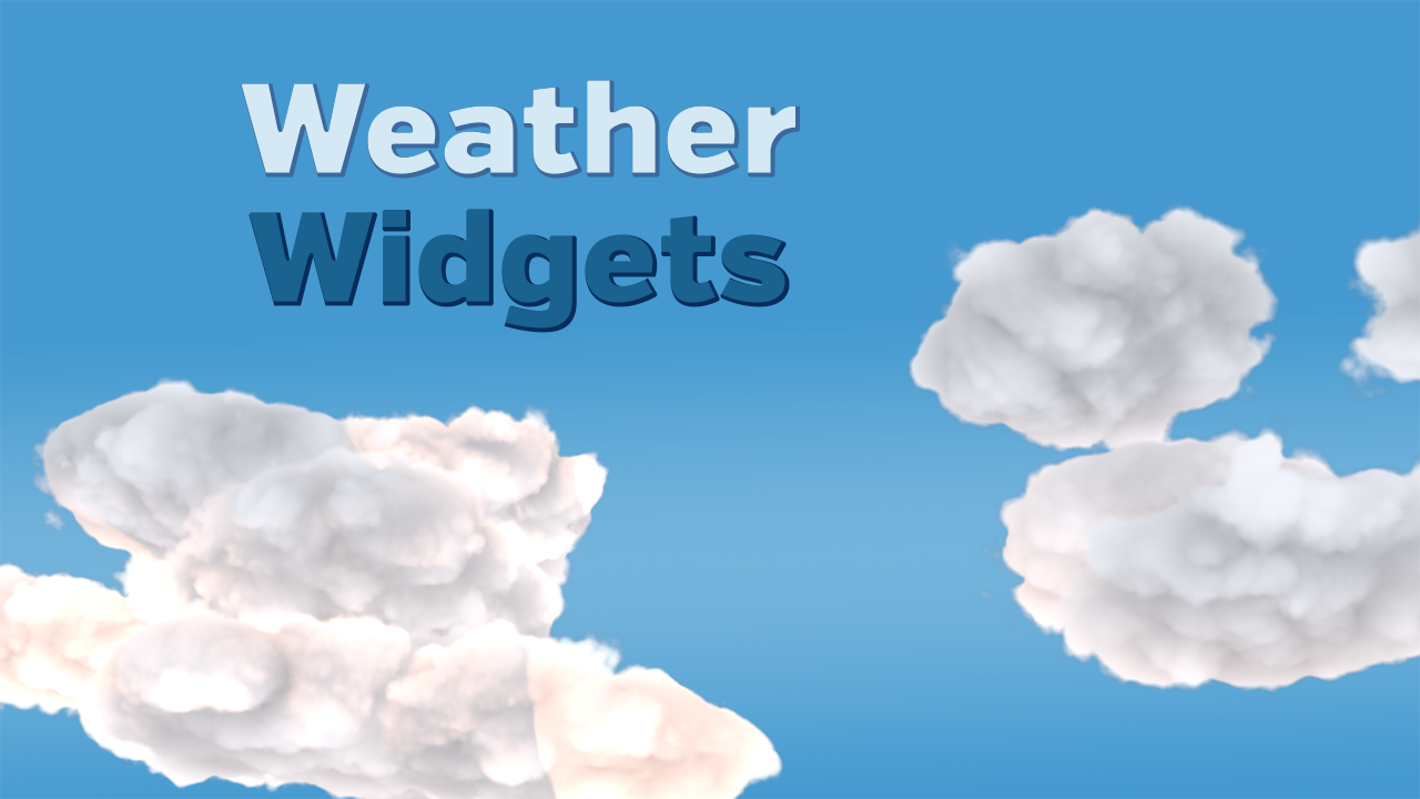 Weather Widget by Oliver Yang on Dribbble Weather Gadget For Website